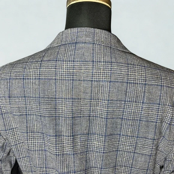 “NEW” 42R Blue striped Gray Blazer 1905 J°S. A. Bank Clothing Co.